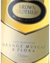 Image result for Brown Brothers Late Harvest Orange Muscat Flora