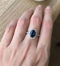 Image result for Women's Blue Sapphire Ring
