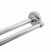 Image result for Chrome Shower Curtain Rod