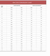 Image result for Printable Ring Size Chart Inches