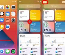 Image result for iPhone XR Home Screen with Widgets