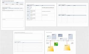 Image result for 4 Box Project Status Report Template