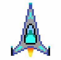Image result for Spaceship Pixel Art