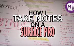 Image result for Notes On Surface Pro