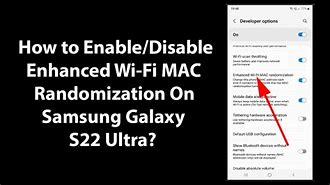 Image result for How to Disable Random Mac Address