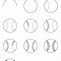 Image result for Baseball Ball Draw