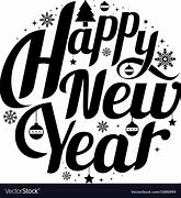 Image result for Happy New Year Word Design Typography
