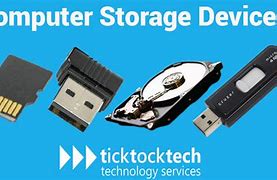 Image result for Types of Computer Storage Devices