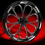 Image result for Custom 26 Inch Motorcycle Rims Black and Chrome