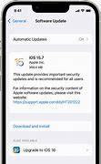 Image result for iPhone Update Settings