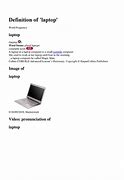 Image result for Laptop Computer Definition