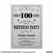 Image result for 00Th Birthday Invitation Silver and Black