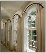 Image result for Half Curtain Rods Living Room