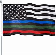 Image result for American Flag Red Green Blue