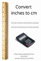 Image result for Cm to Inches Calculator