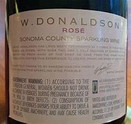 Image result for W Donaldson Rose Sparkling Sonoma County