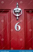 Image result for Door with Anumber 6 On It