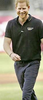 Image result for Prince Harry in Polo Shirt