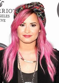 Image result for Demi Lovato Pink Hair
