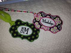 Image result for Machine Embroidery Luggage Tags in the Hoop