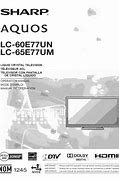 Image result for Sharp Liquid Crystal TV Model LC 60E77un