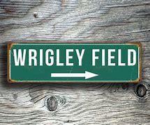 Image result for Wrigley Field Sign On Rookie of the Year