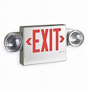 Image result for Emergency Light and Exit Sign Combo