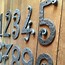 Image result for Wrought Iron Numbers and Letters