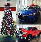 Image result for Toyota Corrola with Chrismas Tree