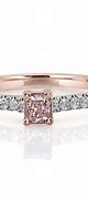 Image result for Pink Diamond Rings On Rose Gold