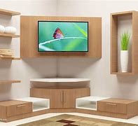 Image result for Corner Floating TV Stand