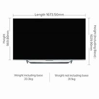 Image result for Samsung 75 Inch TV Dimensions