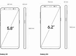 Image result for Samsung Galaxy S8 Dimensions