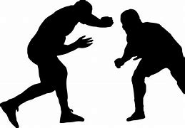 Image result for Wrestling Silhouette Vector Art