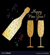 Image result for Happy New Year Champagne Clip Art