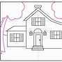 Image result for How to Draw Cartoon House