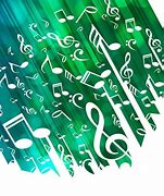 Image result for Music Notes Green Background