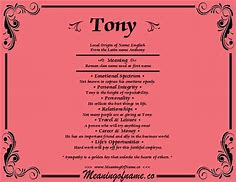 Image result for What Is Your Name Meme Tony