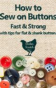 Image result for How to Sew On a Buttom
