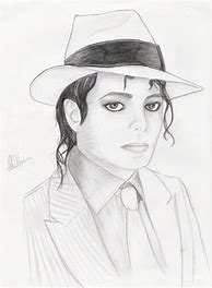 Image result for MJ Pencil Sketch