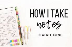 Image result for Effective Ways to Take Notes