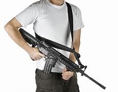 Image result for Rifle Sling around Stock