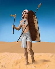 Image result for Egyptian Warrior with Weapon Print