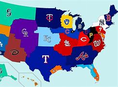 Image result for Major League Baseball Parks Map