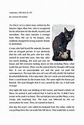 Image result for Tha Cat Short Story