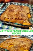 Image result for Jiffy Mix Peach Cobbler Recipe