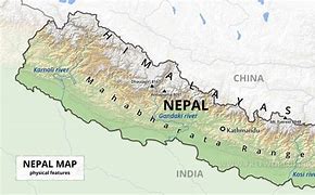 Image result for Nepal Geography Map