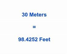 Image result for How Big Is 30 Meters