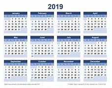 Image result for Small Desktop Calendar 2019