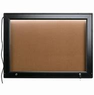 Image result for Outdoor Enclosed Bulletin Board